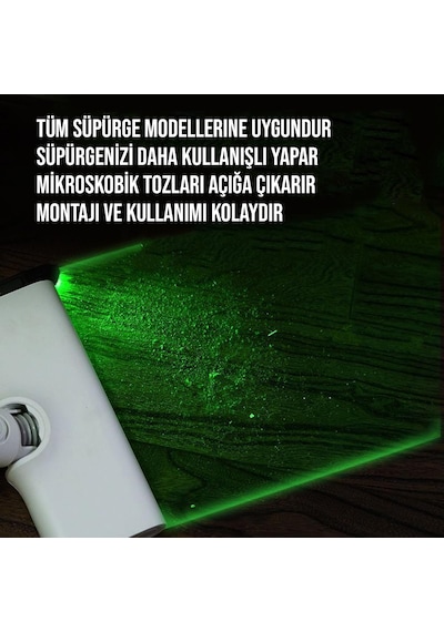 Elektrikli Süpürge Toz Algılama Işığı Aparatı, Yeşil Işık ,pet Kö