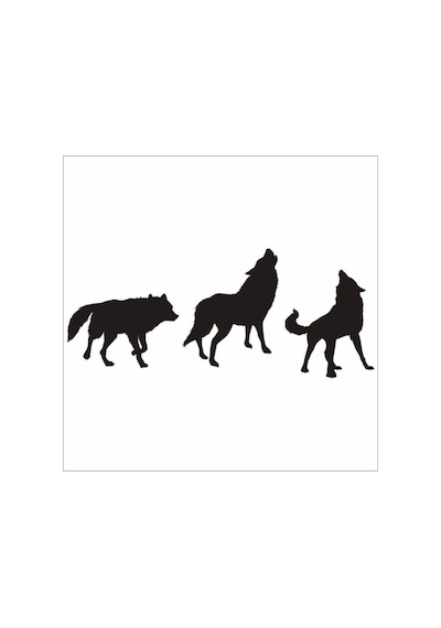 Bozkurt Sticker - Araba Sticker 10X23 Cm