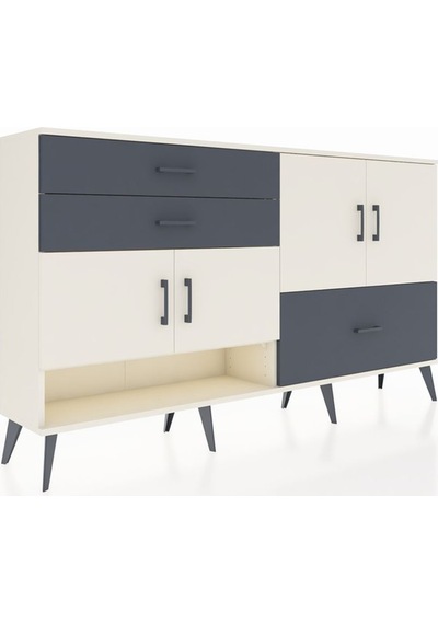 Arges Konsol 3 Raflı 3 Çekmeceli 4 Kapaklı 176x30x99 Aytaşı-aytaş Aytaşı-aytaşı/antrasit Arges Konsol 3 Raflı 3 Çekmeceli 4 Kapaklı 176x30x99 Aytaşı-aytaş Aytaşı-aytaşı/antrasit