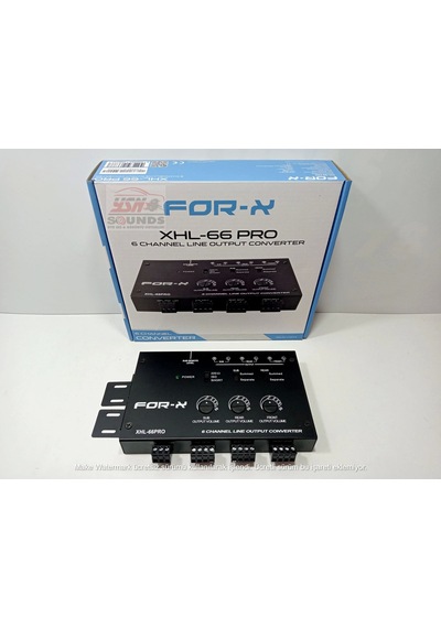 For-x 6 Kanal Deck Çevirici For-x Xhl-66pro 6 Kanal Amfi Dönüştürücü inal Teybe Amfi Aparatı