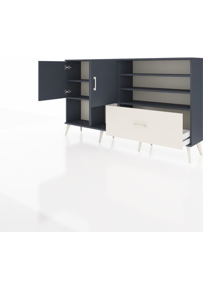 Arges Konsol 7 Raflı Tek Çekmeceli 2 Kapaklı 176x30x99 Antrasit-antrasit/aytaşı Antrasıt/aytası - Antrasıt Arges Konsol 7 Raflı Tek Çekmeceli 2 Kapaklı 176x30x99 Antrasit-antrasit/aytaşı Antrasıt/aytası - Antrasıt