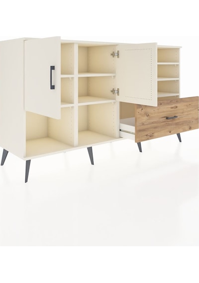 Kronos Konsol 7 Raflı Tek Çekmeceli 2 Kapaklı 176x59x99 Aytaşı-ay Aytaşı-aytaşı/çam Kronos Konsol 7 Raflı Tek Çekmeceli 2 Kapaklı 176x59x99 Aytaşı-ay Aytaşı-aytaşı/çam
