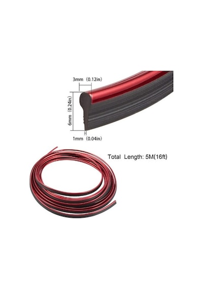 Periboia Araba Dekorasyon 5 Metre Şerit Trim