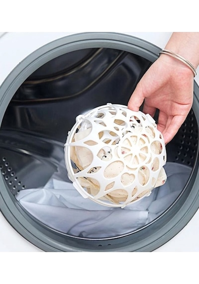 3 Parça Sütyen Ve Çamaşır Yıkama Topu Pratik Plastik Iç Çamaşır Yıkama Topu Renkli