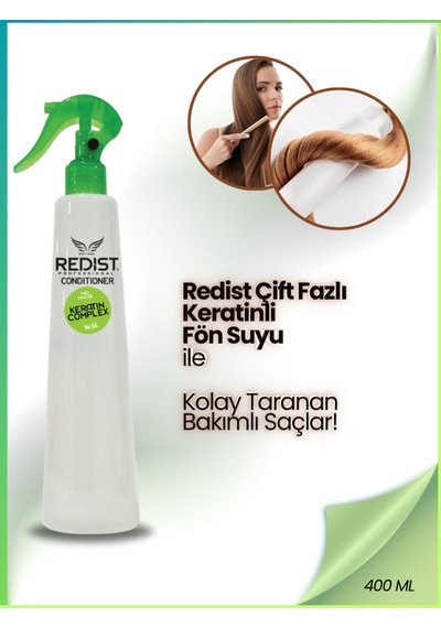 Keratin Çift Fazli Fön Suyu 400 Ml