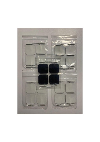 5 Paket, 20 Adet Tens Elektrod Pedi 5x5 Cm Extra Güçlendirilmiş Yapışkanlı Dayanıklı Köpük Yüzey