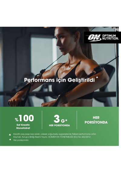 Kreatin Monohidrat Aromasız 187 G 55 Servis Kas Gücü Ve Dayanıklılık Desteği