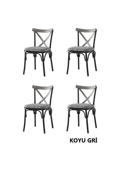 Sweethomemasasandaly 4 Adet Çapraz Bahar Sandalye