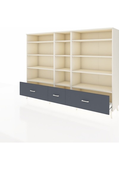 Hyperion Dolap 12 Raflı 3 Çekmeceli 220x44x163 Aytaşı-aytaşı/ant Aytaşı-aytaşı/antrasit Hyperion Dolap 12 Raflı 3 Çekmeceli 220x44x163 Aytaşı-aytaşı/ant Aytaşı-aytaşı/antrasit