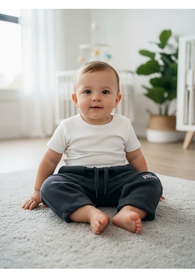 Zekids Erkek Çocuk Cepli Jogger Eşofman Alt-16386 İndigo