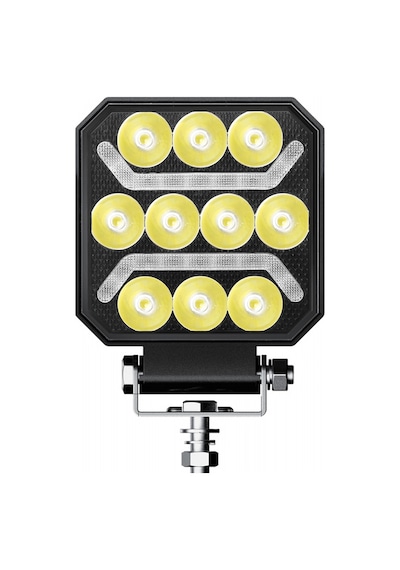 15w Kare 10 Ledli Sis Farı Off Road Çalışma Tekne Lambası