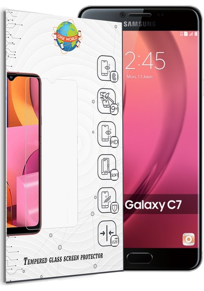 Samsung C7 ile Uyumlu Kırılmaz Temperli Ekran Koruyucu