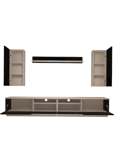 Decoraktiv Trendstyle 5220ds Slm Tv Ünitesi Tv Sehpası Beyaz - Siyah