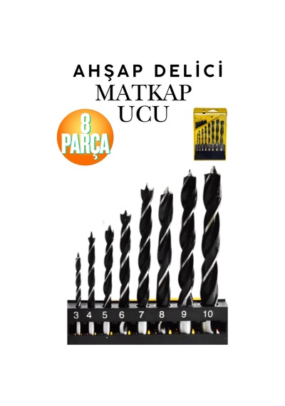 8 Parça Ahşap Ağaç Sunta Delme Matkap Ucu Seti 3 Mm - 10 Mm Ahşap Delme Matkap Ucu Seti 8'li Paket Ağaç Sunta Alçıpan Kartonpiyer Panç Seti 3 4 5 6 7 8 9 10 Mm 8 Parça Ahşap Ağaç Sunta Delme Matkap Ucu Seti 3 Mm - 10 Mm Ahşap Delme Matkap Ucu Seti 8'li Paket Ağaç Sunta Alçıpan Kartonpiyer Panç Seti 3 4 5 6 7 8 9 10 Mm