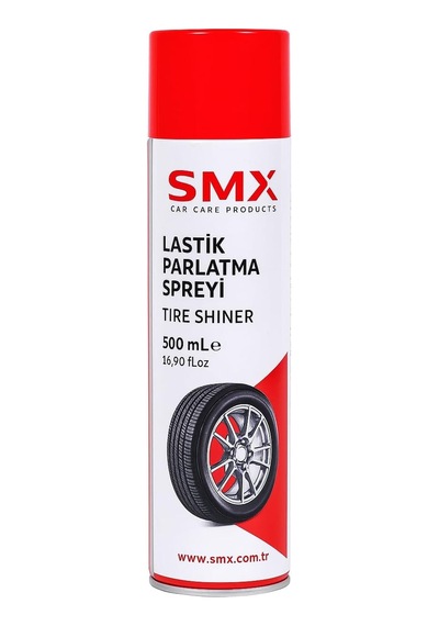 Smx Lastik Parlatma Spreyi 500 Ml Parlak Görünüm, Yağ Ve Kire Dayanıklı Formül
