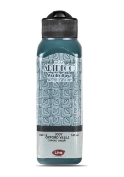 Artdeco Akrilik Boya 140 Ml Oxford Yeşili - 4 Adet Diğer