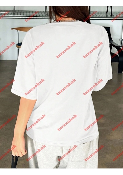 Startmore Unisex Teeth Tshirt Beyaz Beyaz