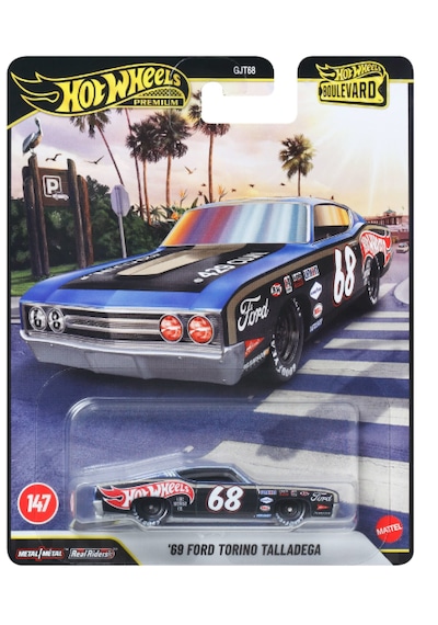 Hot Wheels Premium Boulevard '69 Ford Torino Talladega Çok Renkli