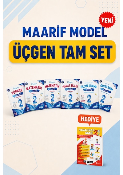Üçgen 2.sınıf Beceri Temelli İlkokul Yolculuğu Fasikül Set+paragraf Max