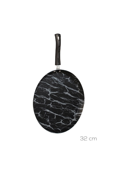 Porsima 579.0127 Granit Yanmaz Yapışmaz Tava Krep Tavası 32 Cm Siyah