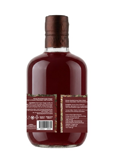 Fitomer Kırmızı Üzüm Sirkesi 500 Ml