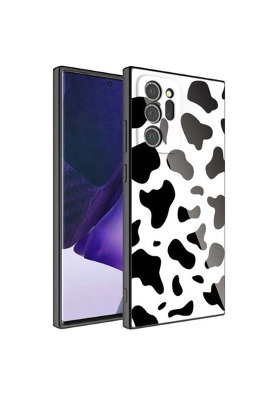 Galaxy Note 20 Ultra Kılıf Kamera Korumalı Desenli Sert Silikon Zore Epoksi Kapak NO7