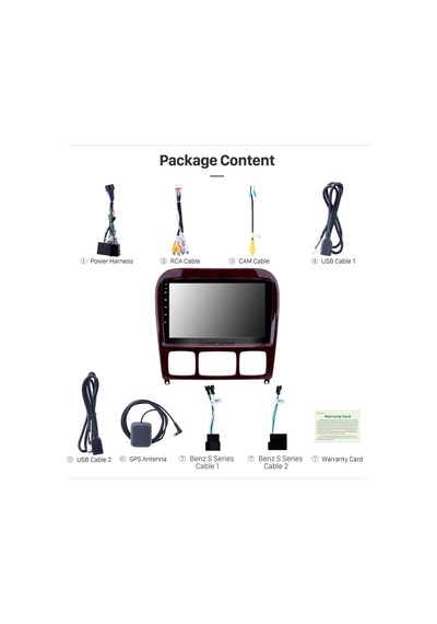Mercedes S 2006+ Uyumlumultimedya Navigasyon Usb Kamera Carplayer