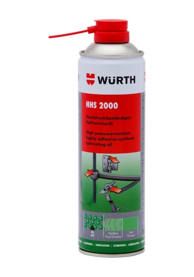 Würth Hhs 2000 Zincir Yağı Yağlama Spreyi Sıvı Gres 500 ML
