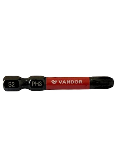 Vandor Bits Uç Matkap Ucu Tornavida Ucu Vidalama Ucu İmpact Ph3-50 Mm - 1 Adet