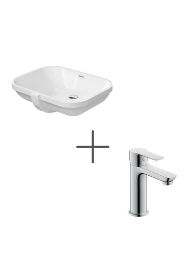 Duravit D-code 56 Cm Tezgahaltı Lavabo Ve A.1 Lavabo Bataryası