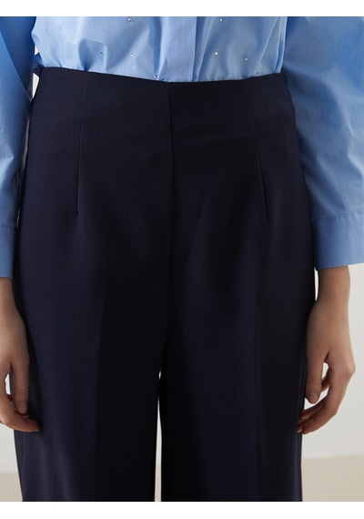 Lcw Modest Lacivert Standart Fit Kadın Pantolon