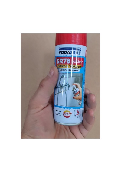 Sr78 Yapışkan Etiket Sökücü Temizleyici Boya Küf Mantar Pas Temizleyici Silikon Sökücü Sprey 200 Ml
