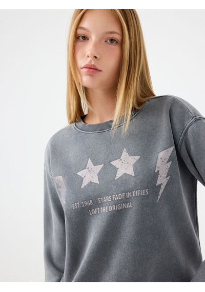 LOFT Regular Fit Kadın Sweatshirt Lf2040513 Q1.v1 Gri