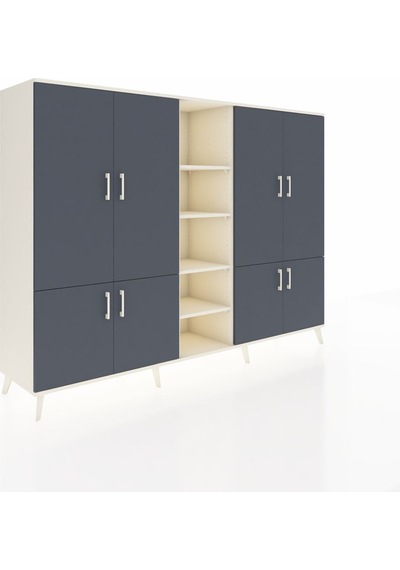 Hyperion Dolap 14 Raflı 8 Kapaklı 220x44x163 Aytaşı-antrasit/ayta Aytaşı-antrasit/aytaşı Hyperion Dolap 14 Raflı 8 Kapaklı 220x44x163 Aytaşı-antrasit/ayta Aytaşı-antrasit/aytaşı