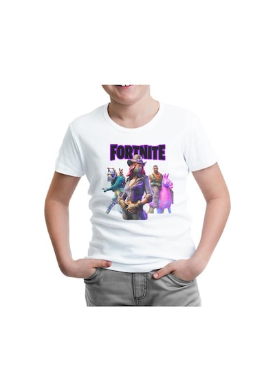 Lord Tshirt Fortnite - Pets Beyaz Çocuk Tshirt