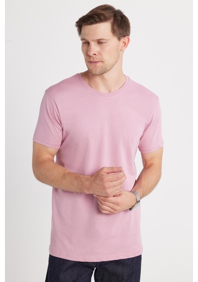 Tudors Unisex Slim Fit Dar Kesim %100 Pamuk Yumuşak Dokulu Lila Bisiklet Yaka Tişört-34609 Lila Tudors Unisex Slim Fit Dar Kesim %100 Pamuk Yumuşak Dokulu Lila Bisiklet Yaka Tişört-34609 Lila