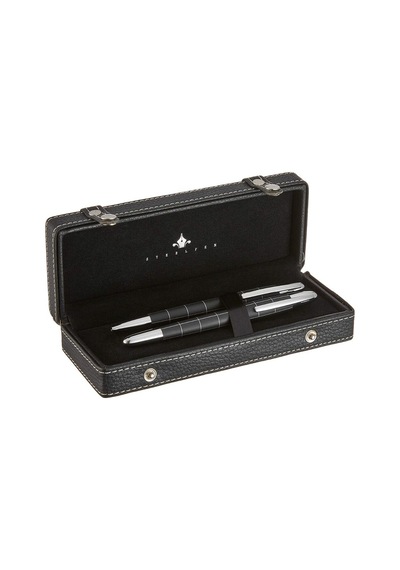 Steelpen 1711 Siyah Dolma Kalem+tükenmez Kalem Standart