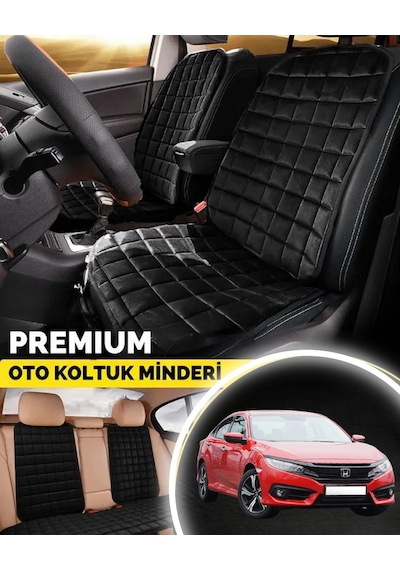 Honda Fc5 Koltuk Minder Ortopedik Cepli Araç Ve Kılıf Seti Tam Uyumlu,siyah Renk,konforlu Tasarım