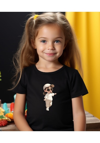 Aselinda Yeni Sezon Cool Aile Kombin Tişört- Trend Tshirt Tekli Üründür Kombin İçin Sepete 2 Adet Ekleyiniz Siyah