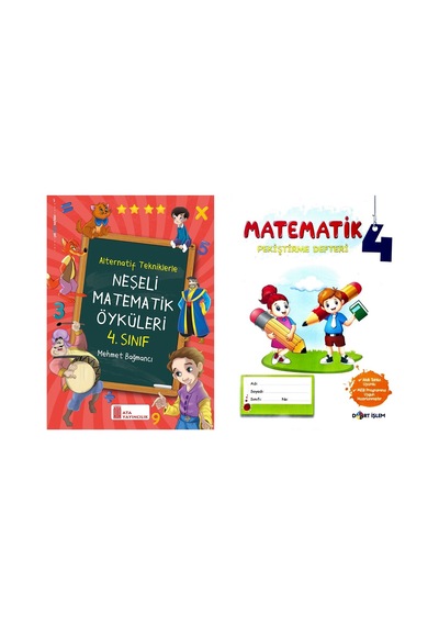 Ata 4.Sınıf Neşeli Matematik Öyküleri + Pekiştirme Defteri
