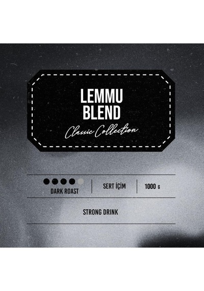 Lemmu Blend Öğütülmüş Filtre Kahve 1000 Gr Çok Renkli