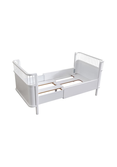 Mdf Beşik 130x90 Trend Büyüyen Beşik Beyaz + 1 Comfort Yatak Beyaz