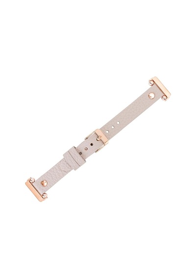 Bouletta Fitbit Versa Deri Kordon Ferro Rose Gold Troklu Gri (443084240)