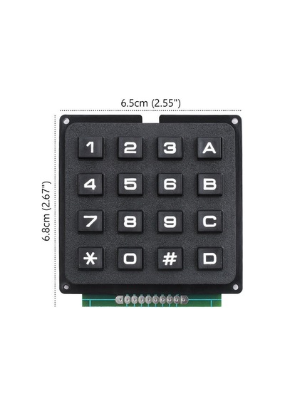 4x4 Matrix Tuş Takımı Keyboard Keypad 16 Buton Alarm Şifre