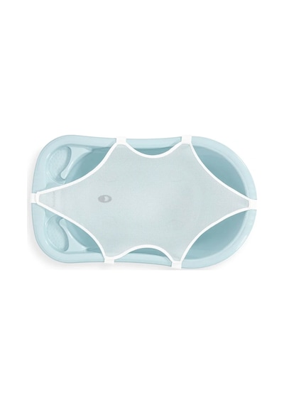 Babyjem 5 Parça Bebek Banyo Küvet Seti Soft Mavi Çok Renkli