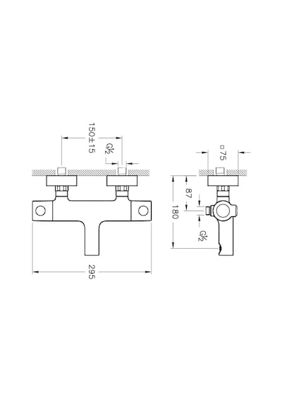 Artema A47157 Aquaheat RS3 Termostatik Banyo Bataryası Krom
