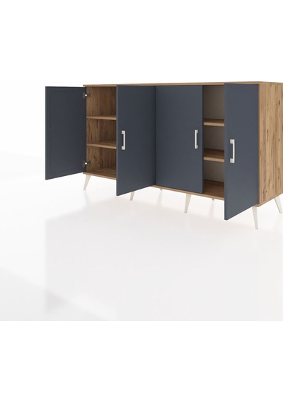 Kronos Konsol 6 Raflı 4 Kapaklı 176x59x99 Çam-antrasit/çam Antrasıt/atlas Çam - Atlas Çam Kronos Konsol 6 Raflı 4 Kapaklı 176x59x99 Çam-antrasit/çam Antrasıt/atlas Çam - Atlas Çam