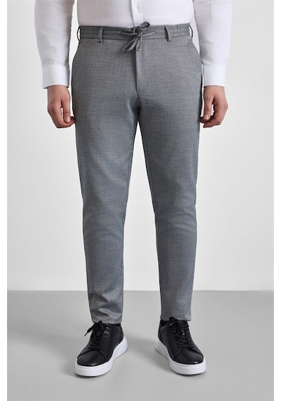 Süvari Siyah Slim Düz Jogger Pantolon Pn2020500765-s09