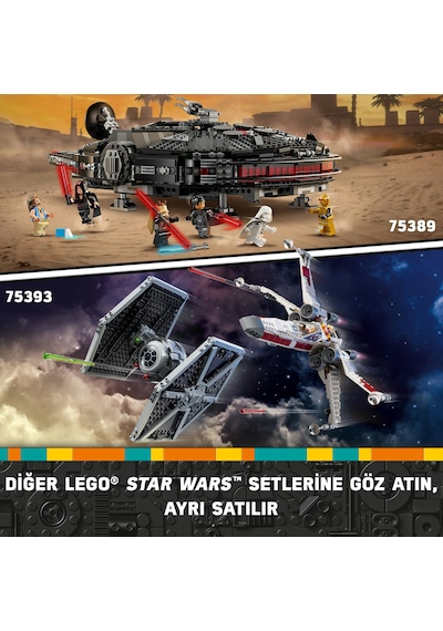 LEGO® Star Wars™ TIE Fighter ve X-Wing Birleşimi 75393 - 9 Yaş ve Üzeri Star Wars Sevenler için Starfighter Oyuncak Yapım Seti (1063 Parça) LEGO® Star Wars™ TIE Fighter ve X-Wing Birleşimi 75393 - 9 Yaş ve Üzeri Star Wars Sevenler için Starfighter Oyuncak Yapım Seti (1063 Parça)