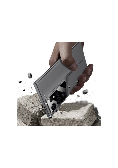 Galaxy Uyumlu S23 Ultra Kılıf Ultra İnce Kamera Korumalı Sert Rubber Procase Kılıf